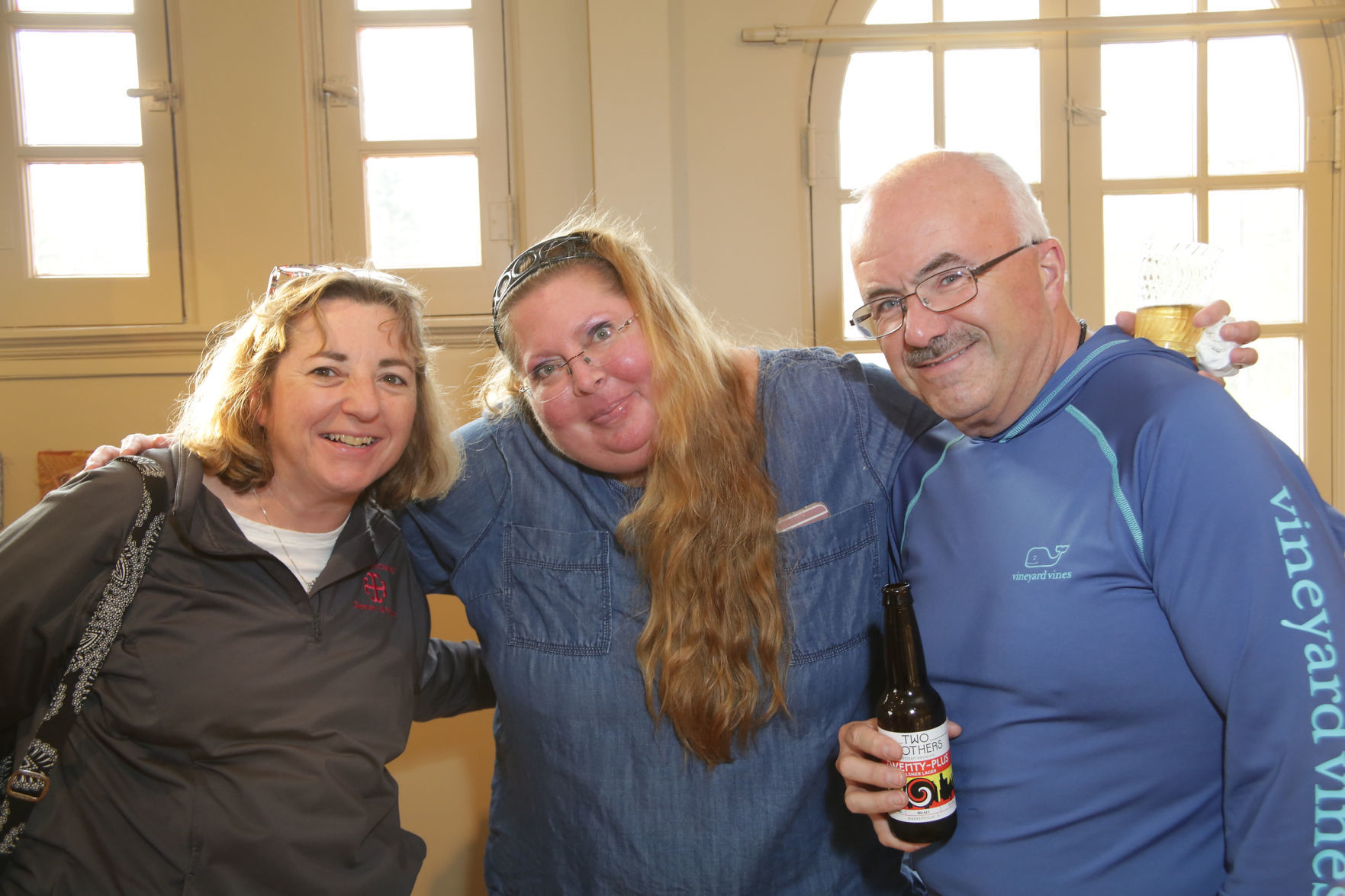 Opening night of “5 X 5” at the Depot